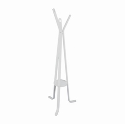 [V4204750000] Attaccapanni a stelo legno bianco 3 braccia cm 50h170