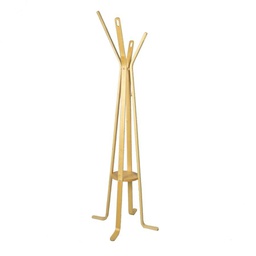 [V4204770000] Attaccapanni a stelo legno naturale 4 braccia cm 50h180