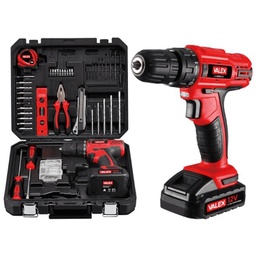 [1990770] Avvitatore VALEX 12V kit batteria 72 Utensili inclusi valigetta