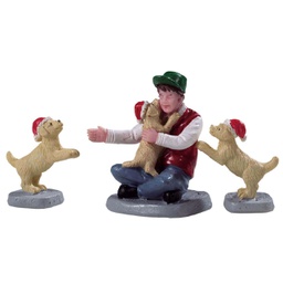 [1998914] BAMBINO CON CUCCIOLI