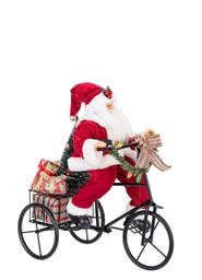 [B0938237] Babbo Tradizionale Rosso C-Triciclo H40