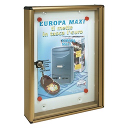 [DFL3130750] Bacheca Porta Avvisi 1 Foglio Cm 30 X 5 X 40 - Bronzo