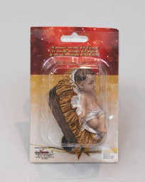 [19977600] Bambino Gesu'Resina In Blister 4X5X3,5 decorazione di Natale