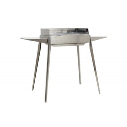 [BAR0001] Barbecue Etna in acciaio da esterno cm 122x 62 x 85 h