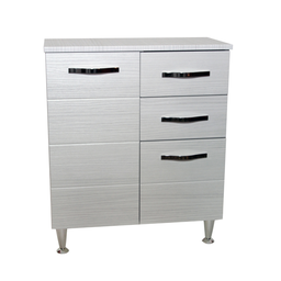[CAP17120] Base 2 Ante e 2 Cassetti Cm.66 x 33 x 80h Bianco