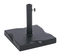 [B0795279] Base ombrellone quadrato cemento nero Salonicco kg 25