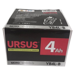 [DFL6060535] Batteria Per Moto 'Ursus' 6 Ah - Mm 135 X 60 X 130