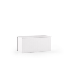 [TEREL230B] Baule Contenitore Con Chiusura Rallentata bianco