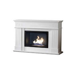 [FP/022] Biocamino design  da terra bioetanolo bianco cm 102 x 37 x h 110