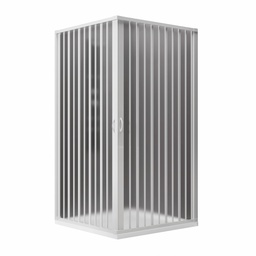 [DFLEX-100-SP2-90] Box Doccia 2 Lati A Soffietto Rid. Mod. Rosy Linea Plisse'