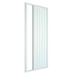 [DFLEX-100-T1-140] Box Doccia A Nicchia Soffietto Riducibile Modello Onofrio Lux