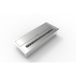 [8056157804185] Bruciatore per camino a bioetanolo biocamino in acciaio inox 3,5 lt 45,7X18,7XH9,5 cm