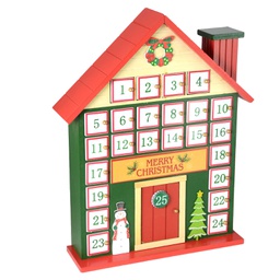 [V6320090000] Calendario legno numeri bianchi cm29x9h39,5
