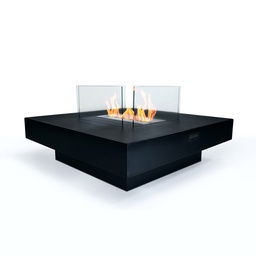 [8056157805991] Camino a Bioetanolo da Terra per Interno Esterno Panarea Nero 70x70x35