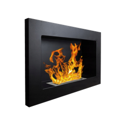 [8056157804680] Camino a bioetanolo da parete o incasso Pisa Nero L 65 x P 12 x H 40