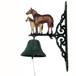 [V6522060000] Campana ghisa 2 cavalli cm20h36