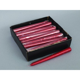 [1932343] Candela Natale rossa glitterata  cm 20 pz  1