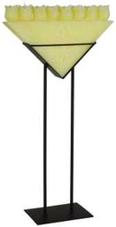 [V9128450000] Candela c/8 rose+piedistallo hm-5200 cm. 36 x 14 h 68