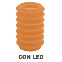 [V5506710000] Candela led lanterna arancione fontana cmø13