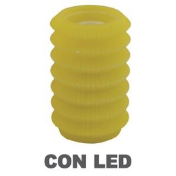 [V5506720000] Candela led lanterna giallo fontana cmø13