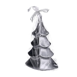 [V5512180000] Candela paraffina albero grigio cm7h18,5