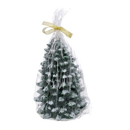 [V5511200000] Candela paraffina albero verde cm ø14h19,5