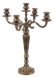 [B0186234] Candelabro Laryn 5 Fuochi brunito h52  Cod.0186234