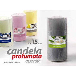 [GIC696794] 12x Candele profumate assortite cm 7 x 15 altezza