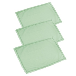 [V7909710000] Canovaccio set 3 pezzi amelie verde acqua cm50x70