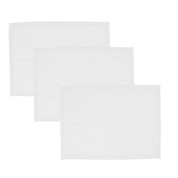 [V7908370000] Canovaccio set 3 pezzi juliette biancocm 50x70
