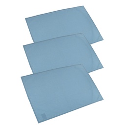 [V7908380000] Canovaccio set 3 pezzi juliette blu cm 50x70