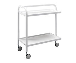 [CO/036/BI] Carrello portabevande in metallo bianco 40x75x80h cm