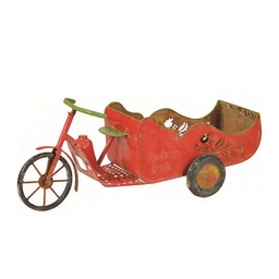 [V9146860000] Carrello rosso nbg-0031 cm. 18 x 64 h 25