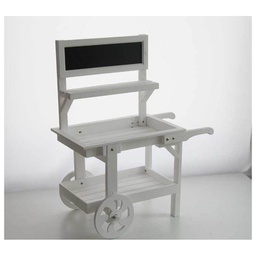 [GIC789946] Carretto decorativo per vetrine addobbi con lavagna h 109
