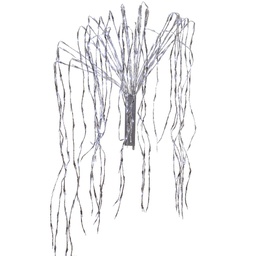 [1928997] Cascata Luminosa a LED con Effetto Lampeggiante per Esterni, 200cm-680L, Luce Fredda