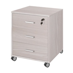 [CAP98608] Cassettiera ufficio con chiave olmo rotelle cm 50 x 41 x 70 h
