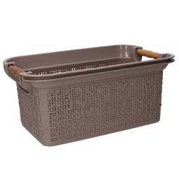 [V2321920000] Cassetto plastica tortora rettangolare cm 53x34h24