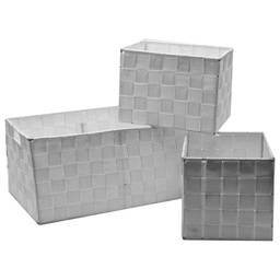 [V23166200WH] Cassetto poliestere bianco 1-3 rettangolare cm 34x22h16