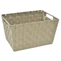 [V23153000CR] Cassetto poliestere tortora cm 35x25h20