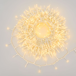[20100223] Catena Nastro ø6cm NTLG 1000 MiniLED cavo Bianco 4+30,5m Luci di Natale