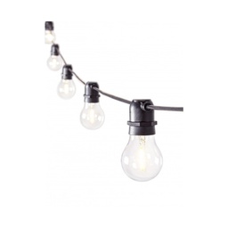 [B0820236] Catena luci esterno Bright 10 LED Trasparenti 8,4m