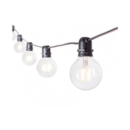 [B0820238] Catena luci esterno Brillant 10 led Trasparenti 8.4m