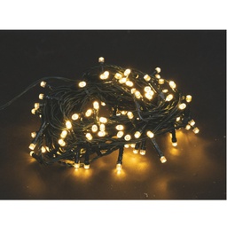 [1932388] Catena luminosa 2000 Led colore bianco caldo 8 funzioni per esterno 80 metri Euronatale
