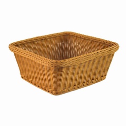 [V0103820000] Cesta espositore polyrattan francesina marrone cm 38
