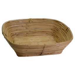 [V2317770000] Cesta giunco naturale rettangolare cm 35xh9x31
