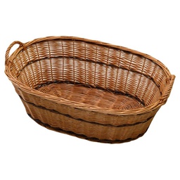 [V2006620000] Cesta pane vimini europeo ovale cm 70x45h25