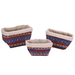 [V2318480000] Cestina tessuto 1-3 decori quadro cm16x16h14