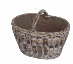 [V4710430000] Cesto cloe ovale gr cm 64x47h47/37 c/fodera juta