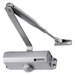[DFL3013212] Chiudiporta Aereo 'Dc130' Verniciato Silver