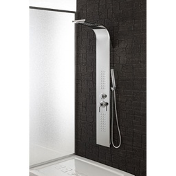[BR980001] Colonna Doccia a parete in acciaio Linea MIAMI 150x22x45 cm